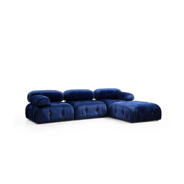 Tumesinine sametist tumba Bubble – Artie-image-2