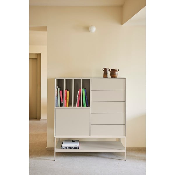 Kreem kapp 120x140x45 cm Platt - Teulat-image-1