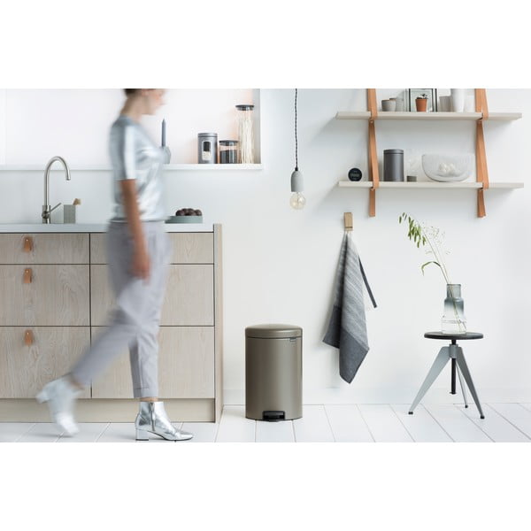 Hall terasest prügikast 30 l NewIcon - Brabantia-image-3