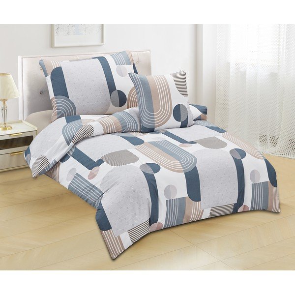 3-osaline mikrosatiinist voodipesu üheinimesevoodile 140x200 cm Beryl - My House-image-1