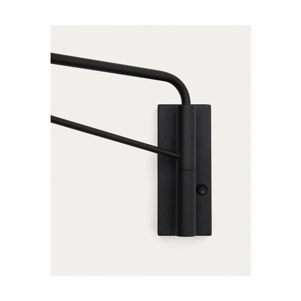 Valge/must seinalamp ø 20 cm Eilo - Kave Home-image-3