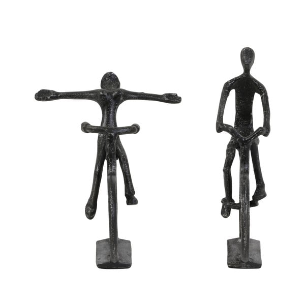 Metallkujud 2tk, kõrgus 22cm Cyclists - Light & Living-image-2