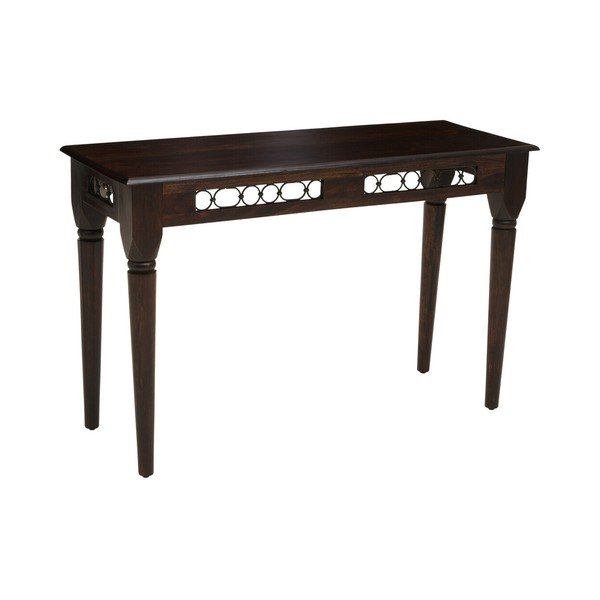 Konsoollaud, mis on valmistatud tumedast naturaalsest roosipuust, 45x120 cm Srina - Premier Housewares