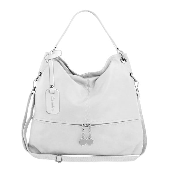 Bílá kožená kabelka Maison Bag Evelyne