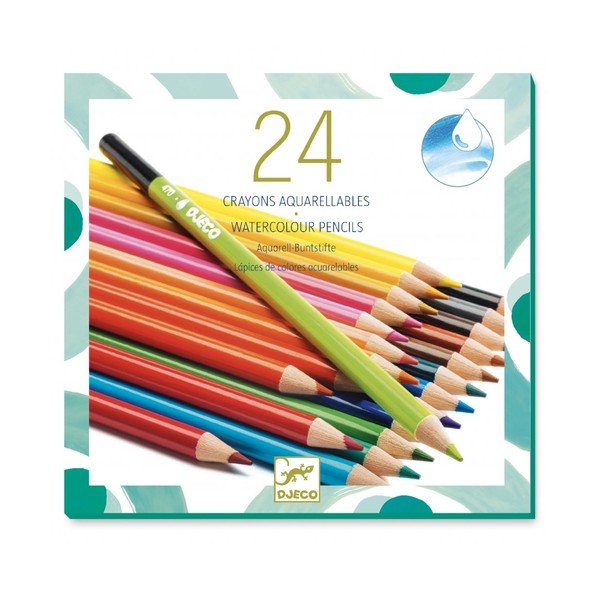 24 akvarellpliiatsi komplekt - Djeco-image-2