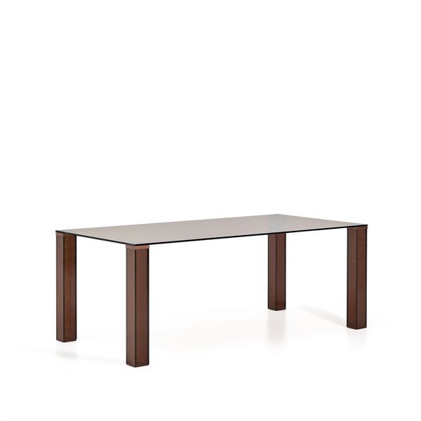 Klaasist söögilaud 100x200 cm Adularia - Kave Home