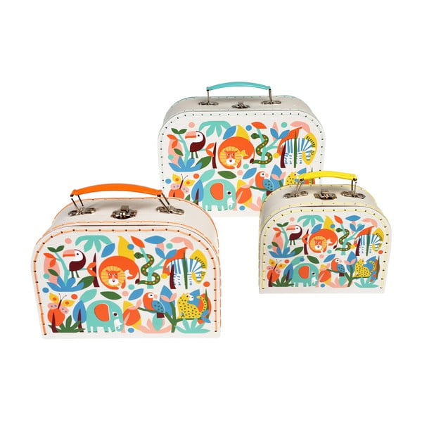 Laste kohvrid 3 komplektis Wild Wonders - Rex London-image-3