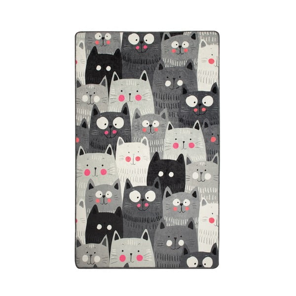 Hall laste libisemisvastane vaip , 140 x 190 cm Cats - Conceptum Hypnose