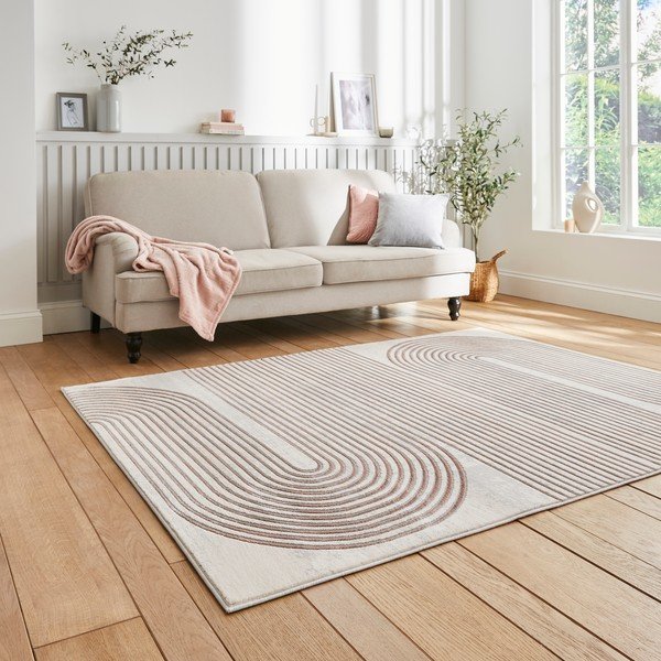 Roosa-helehall vaip 160x220 cm Apollo - Think Rugs-image-2