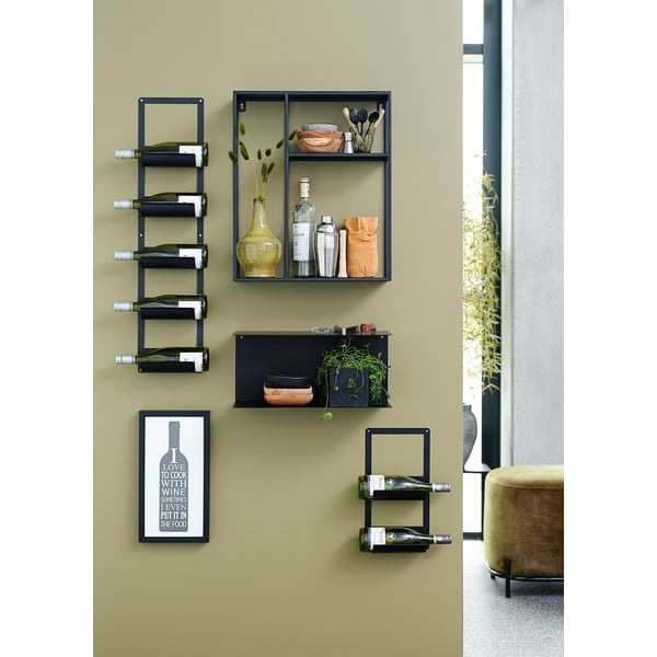 Mustast rauast riiul Thomas, 50 x 60 cm Joy - Canett-image-3