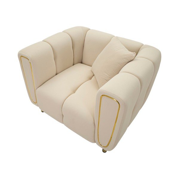 Kreem sametist tugitool Alma - Mauro Ferretti-image-3