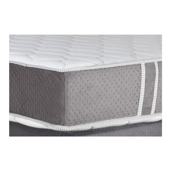 Bílo-šedá matrace s paměťovou pěnou Stella Cadente Syrius, 180 x 200  cm-image-3