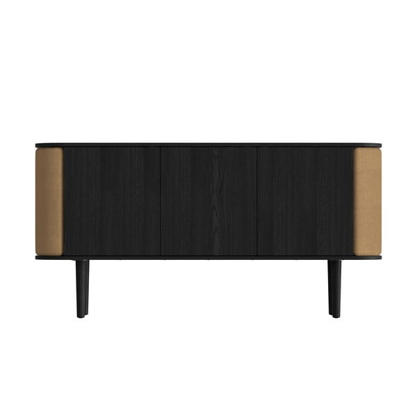 Must-pruun madal kapp tammepuust 150x75 cm Treasures - UMAGE-image-3