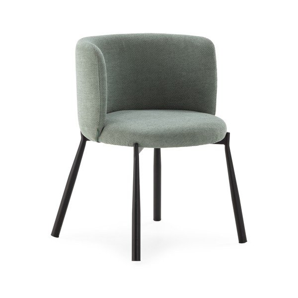 Rohelised polsterdatud söögitoolid, 2 tk komplektis Ginny - MOME