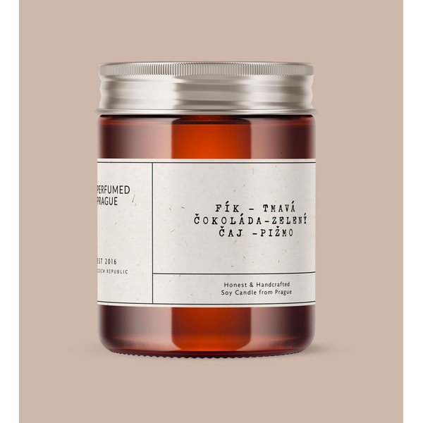 Lõhnastatud sojaküünal 40 h #44 Chocolate & Fig – Perfumed Prague-image-1