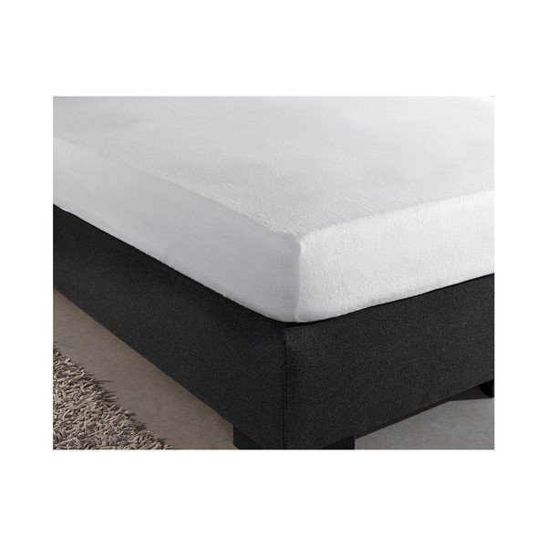 Bílé elastické prostěradlo Sleeptime Molton, 190/200 x 220/230 cm-image-1