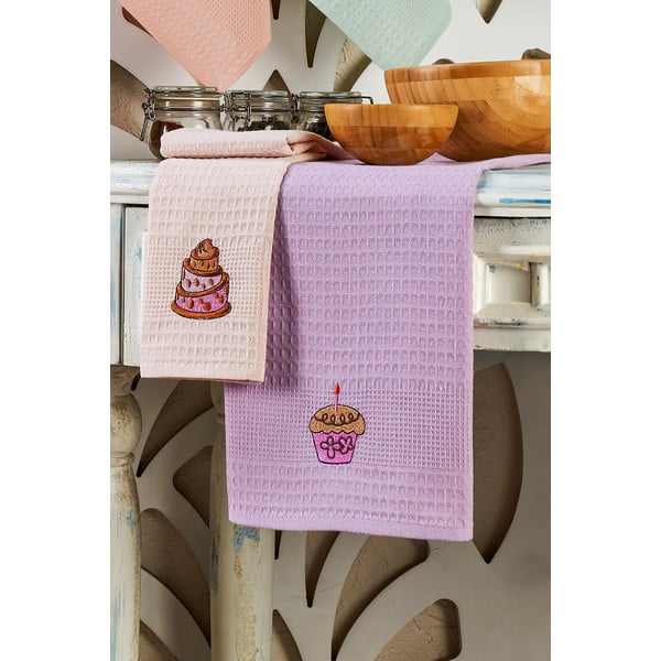 Puuvillased rätikud 6tk komplektis 40x60 cm Cake - Foutastic-image-3