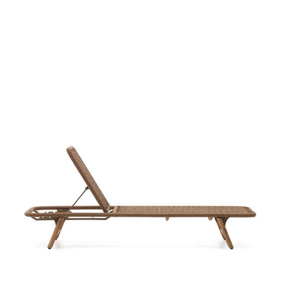 Pruun puidust-metallist aiatool Dandara - Kave Home-image-2