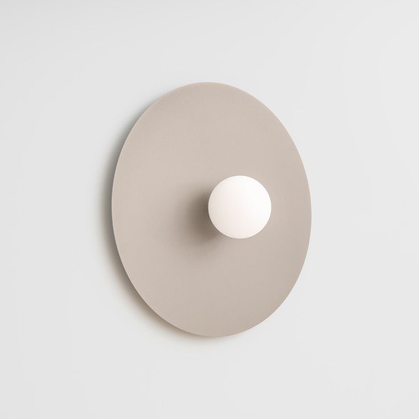 Taupe metallist seinalamp ø 50 cm AKE - Thoro-image-1