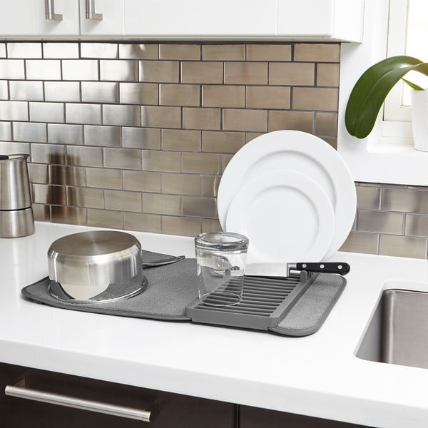 Hall plastmass nõudekuivatusrest  51x33 cm UDry – Umbra-image-1