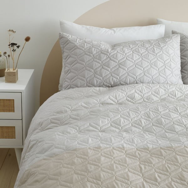 Beež üheinimesevoodipesu 135x200 cm Ombre Geo - Catherine Lansfield-image-2