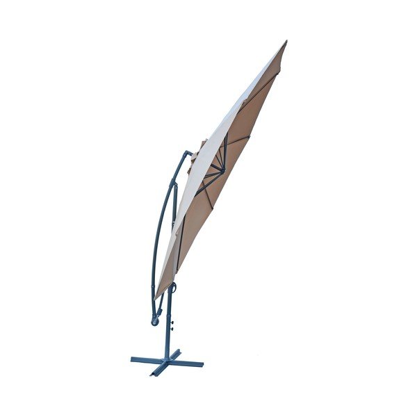 Beež päikesevarju ø 350 cm - Rojaplast-image-2