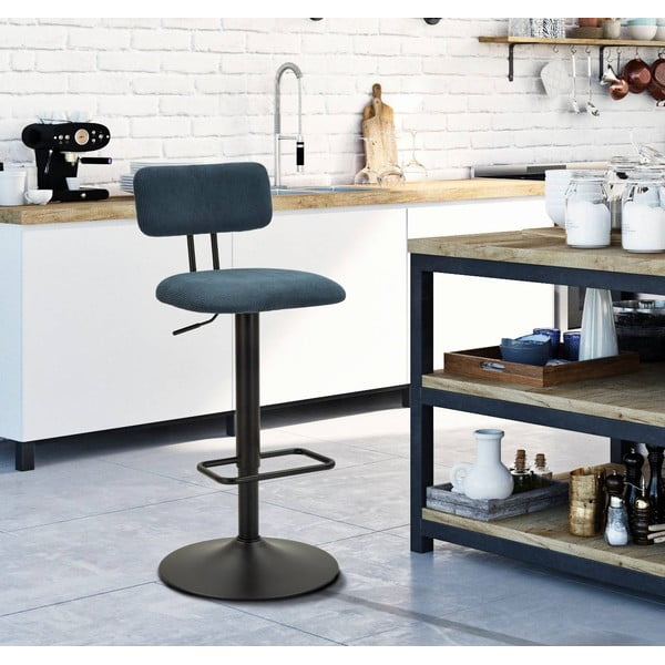 Sinine-must reguleeritav baaritool (istme kõrgus 61 cm) Tina - Mauro Ferretti-image-1