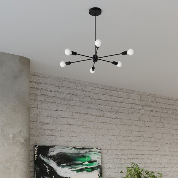Must rippvalgusti 61x61 cm Benedett - Sollux-image-4