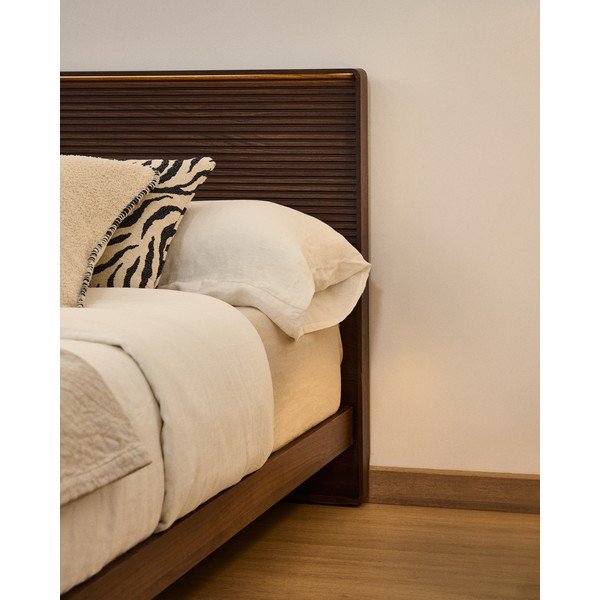 Pruun voodipeats 192x91 cm Norlen - Kave Home-image-3