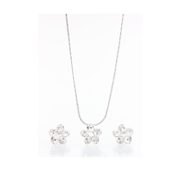 Set náhrdelníku a náušnic s krystaly Swarovski Elements Laura Bruni Tokke