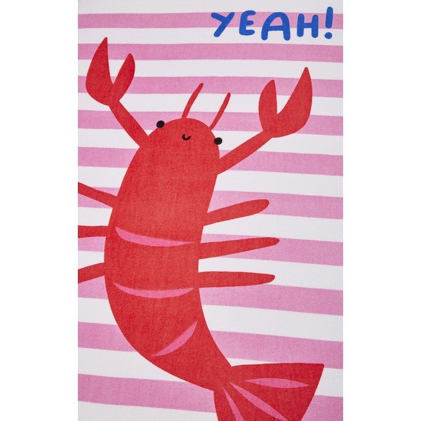 Roosa rannarätik 160x76 cm Shell Yeah - Catherine Lansfield-image-2