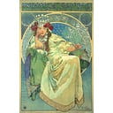 Maali reproduktsioon 40x60 cm Alfons Mucha - Princess Hyazin - Fedkolor