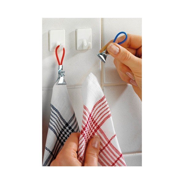 Komplekt 4 konksu koos Eyelets klambriga - Wenko-image-1