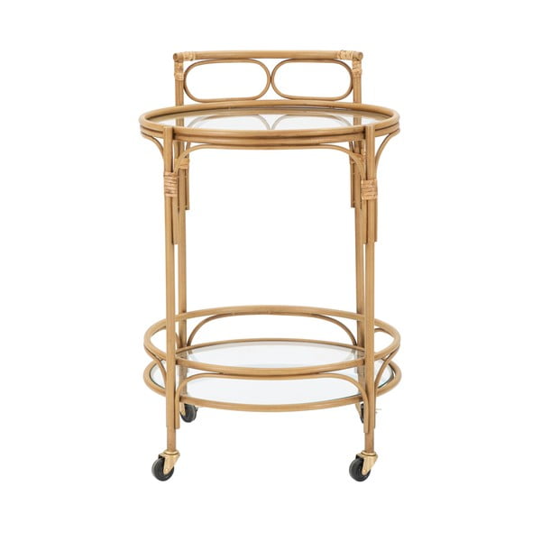 Metallist serveerimislaud ratastel ø 51 cm Panama - Mauro Ferretti-image-2