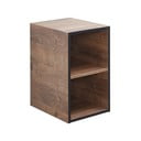 Pruun madal vannitoakapp tammepuust 30x51 cm Set 374 - Pelipal