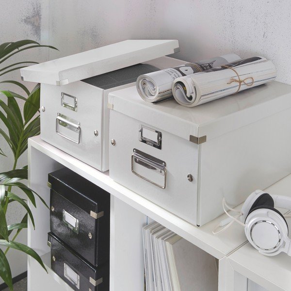 Valge kartongist kaanega hoiukarp Click&Store - Leitz-image-1