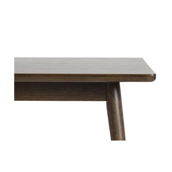 Pruun kokkupandav tammespooniga söögilaud 190x90 cm Barrali - Unique Furniture-image-4