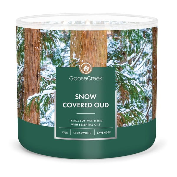 Lõhnaküünal, põlemisaeg 35 h Snow Covered Oud - Goose Creek