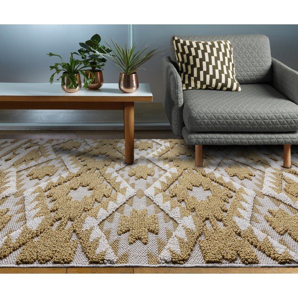 Kollane vaip , 120 x 170 cm Taza - Asiatic Carpets-image-4