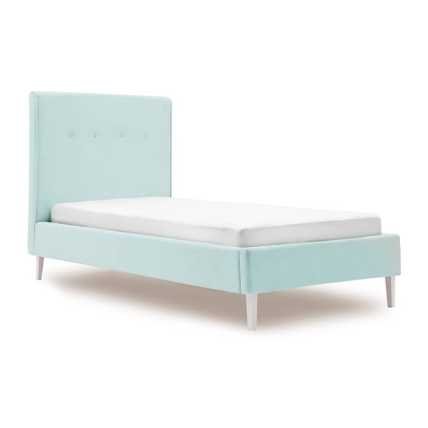 Dětská modrá postel PumPim Mia, 200 x 90 cm