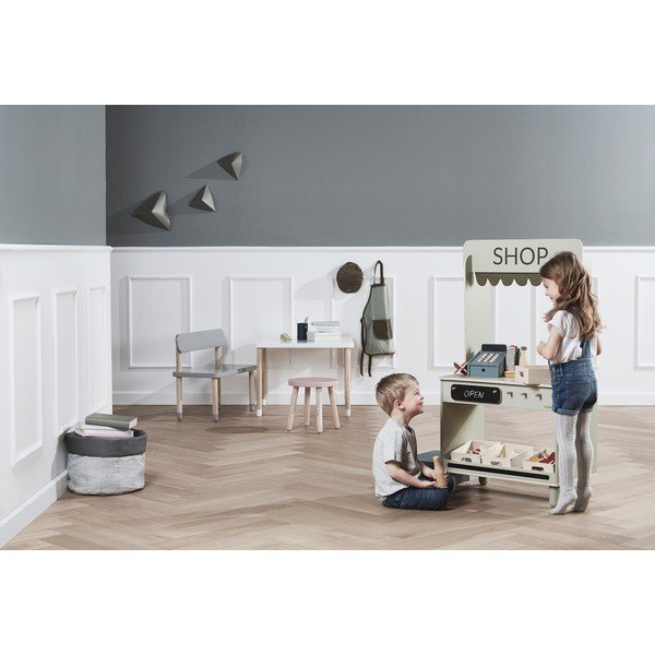 Puidust laste kassaaparaat Kaupluse kassaregister Kassaaparaat Play - Flexa-image-4