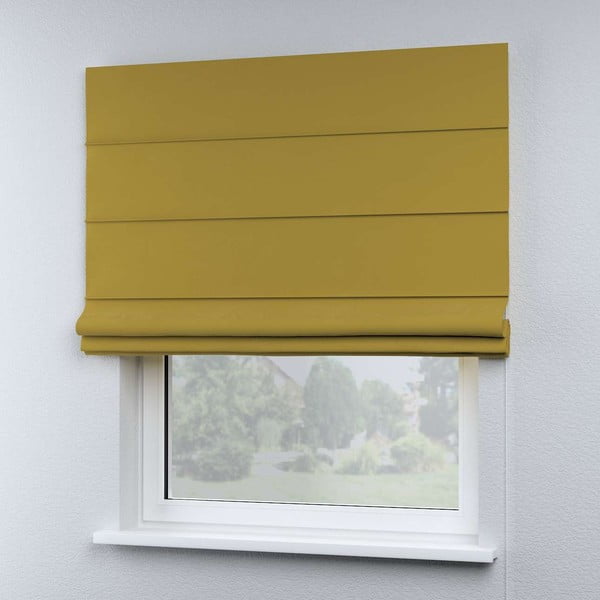 Kollane Rooma ruloo 170x100 cm Posh Velvet - Yellow Tipi-image-4