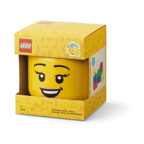 Plastist laste hoiukast Head - LEGO®-image-2