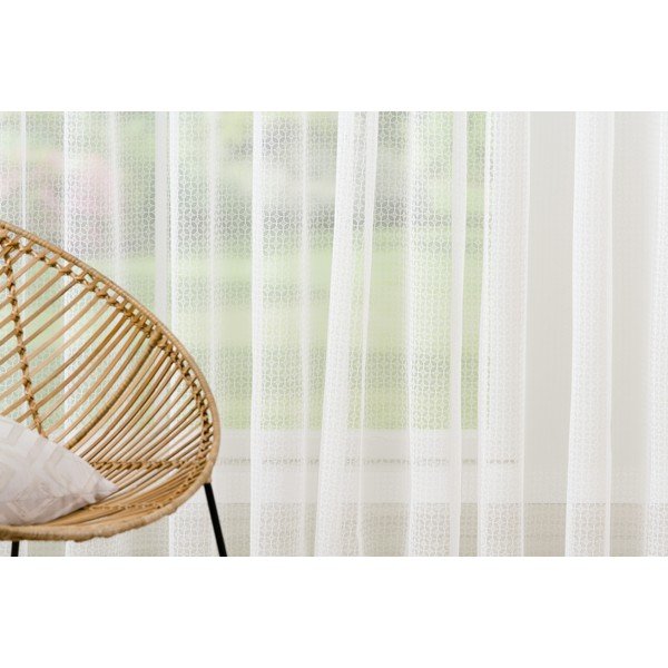 Valge kardin 400x260 cm Agra - Mendola Fabrics-image-2