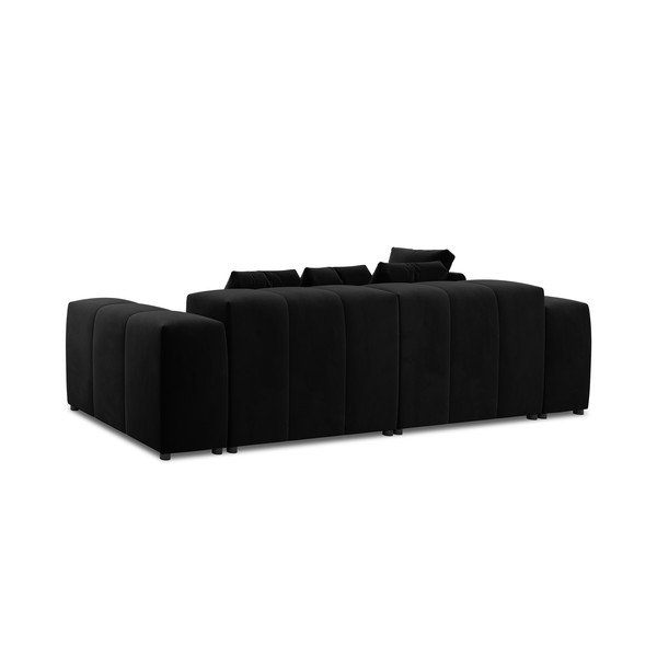 Must sametist nurgadiivan (muutuv) Rome Velvet - Cosmopolitan Design-image-4