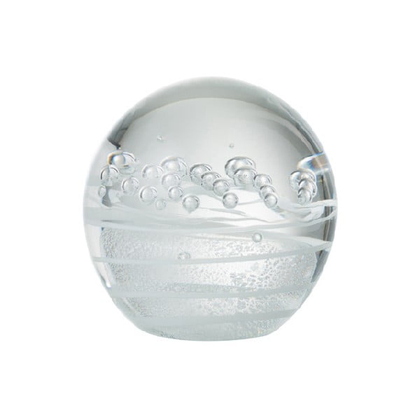 Skleněná dekorativní koule J-Line Paperwei Bubble, ⌀ 8 cm