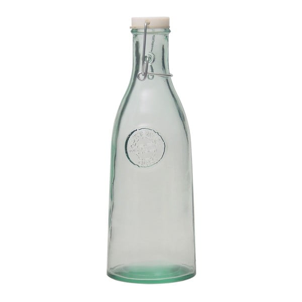 Pudel taaskasutatud klaasist korgiga , 1 l Authentic - Ego Dekor