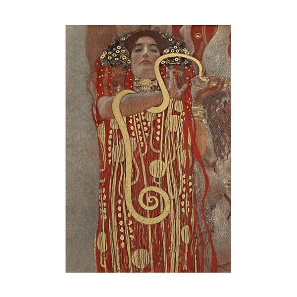 Obraz Gustav Klimt - Hygieia, 90x60 cm