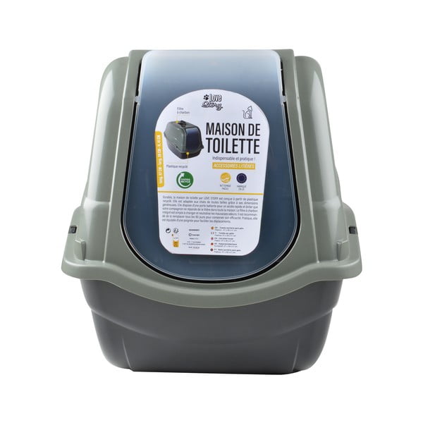 Khakivärvi kasside liivakast 39x57 cm - Love Story-image-3