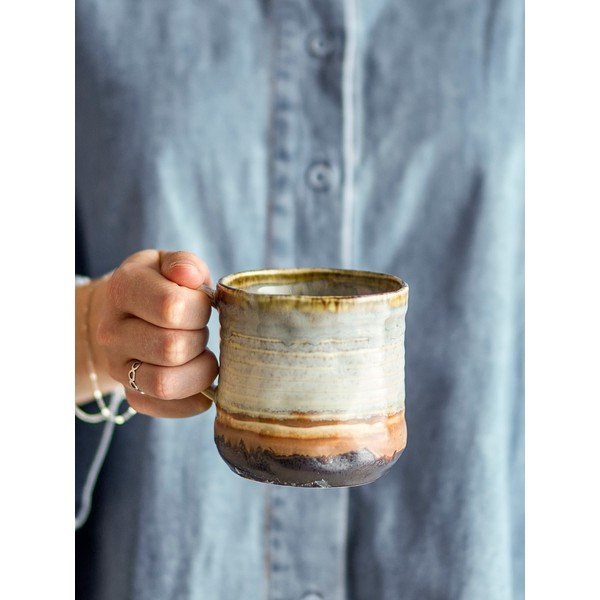 Kivikeraamikast kruusid 4tk komplektis 380 ml Deana - Bloomingville-image-1